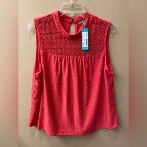 Daniel Rainn Fiona Lace Detail Knit Top